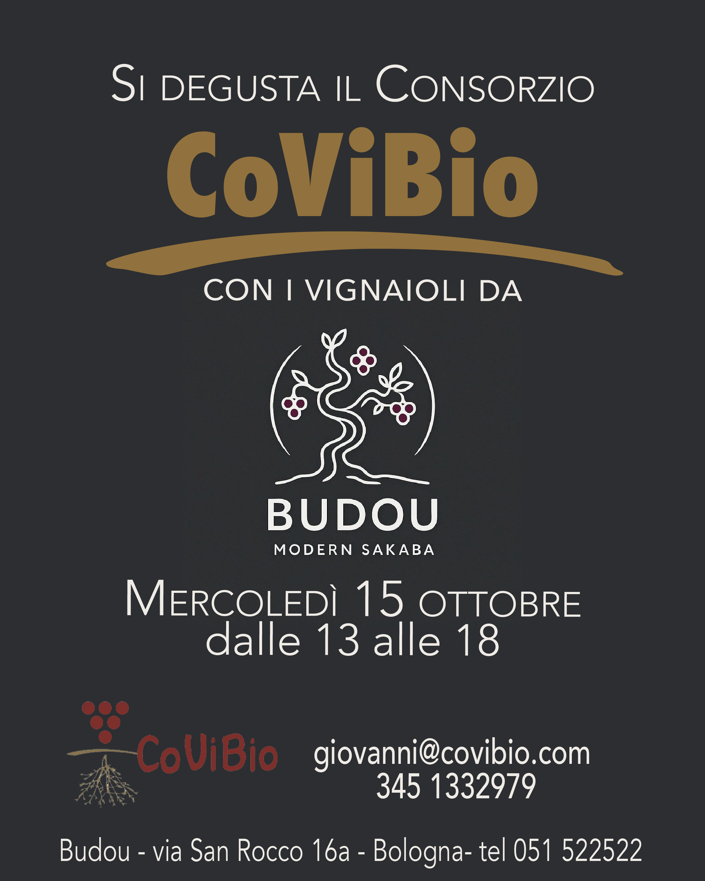 Covibio Tasting Bologna