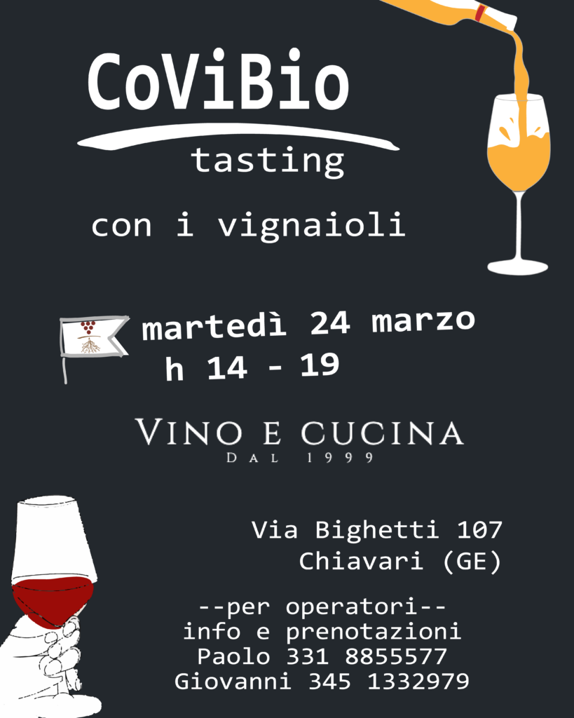 covibio tasting chiavari